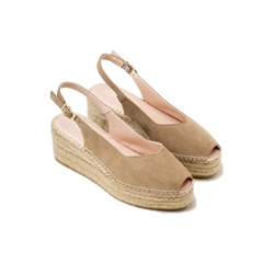 JAVA100 ESPADRILLES SANDALO CON CINTURINO SERRAJE TOPO